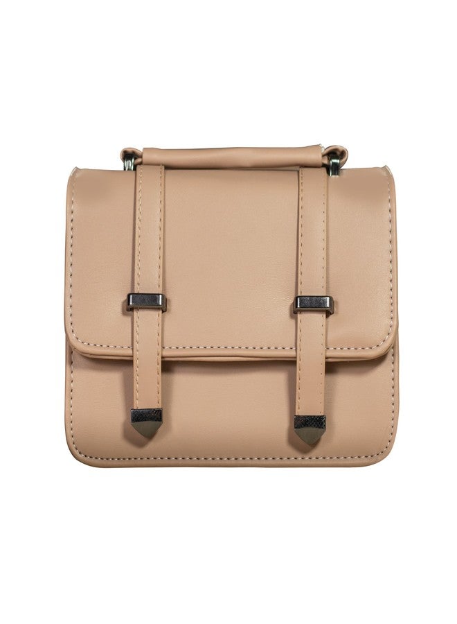 Heartbeat Crossbody Sling Bag for Women | Stylish crossbody sling bag for girls/women (Apricot/Peach) 2.73 ltrs - Image 1